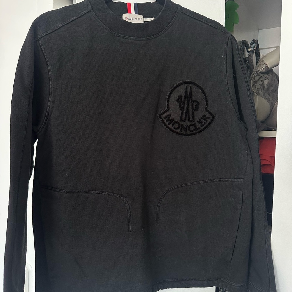Moncler black Logo Sweatshirt
